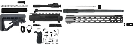 TacFire SSRK308LPK16N .308 Win AR Rifle Complete Build Kit Black