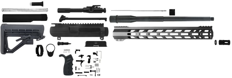 TacFire SSRK308LPK16N .308 Win AR Rifle Complete Build Kit Black