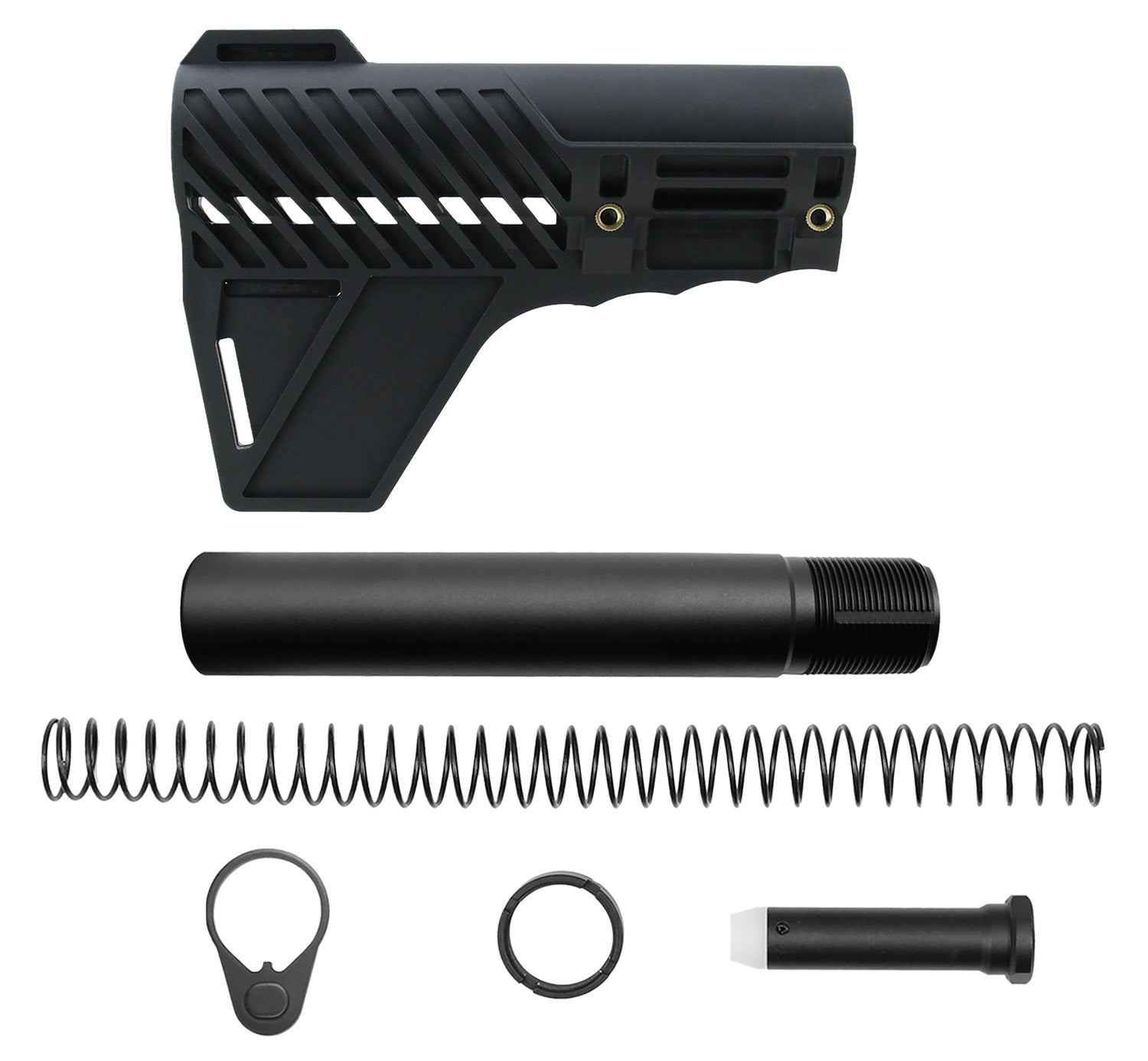 TacFire SP34-49A Pistol Stabilizing Brace with Tube for AR Platform Black