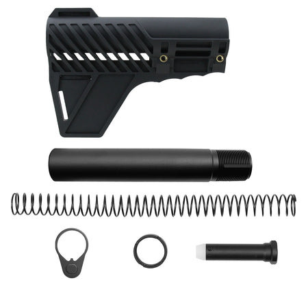 TacFire SP34-49A Pistol Stabilizing Brace with Tube for AR Platform Black