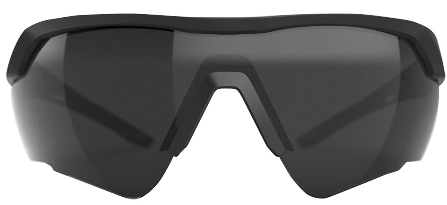 Glock Crossover Tactical Shield Glasses Low-Profile Smoke Lens Black Frame