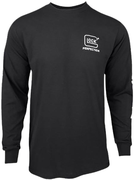 Glock Perfection Long Sleeve Black Pre-Shrunk Cotton Tee Small