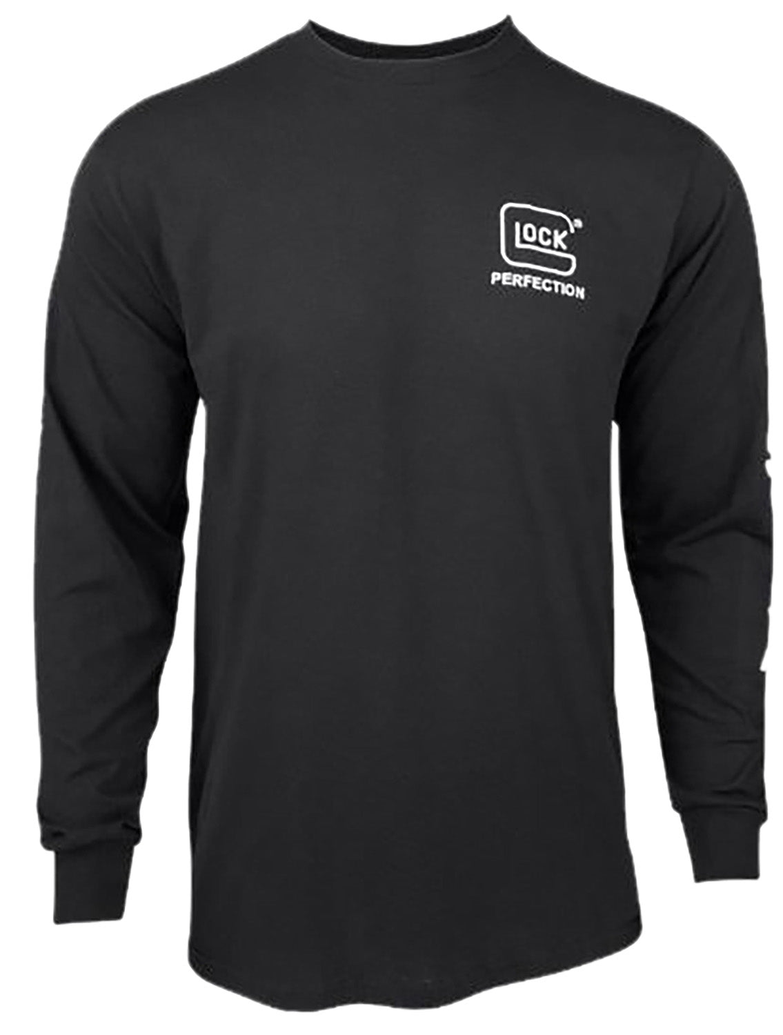 Glock Perfection Long Sleeve Black Pre-Shrunk Cotton Tee Medium