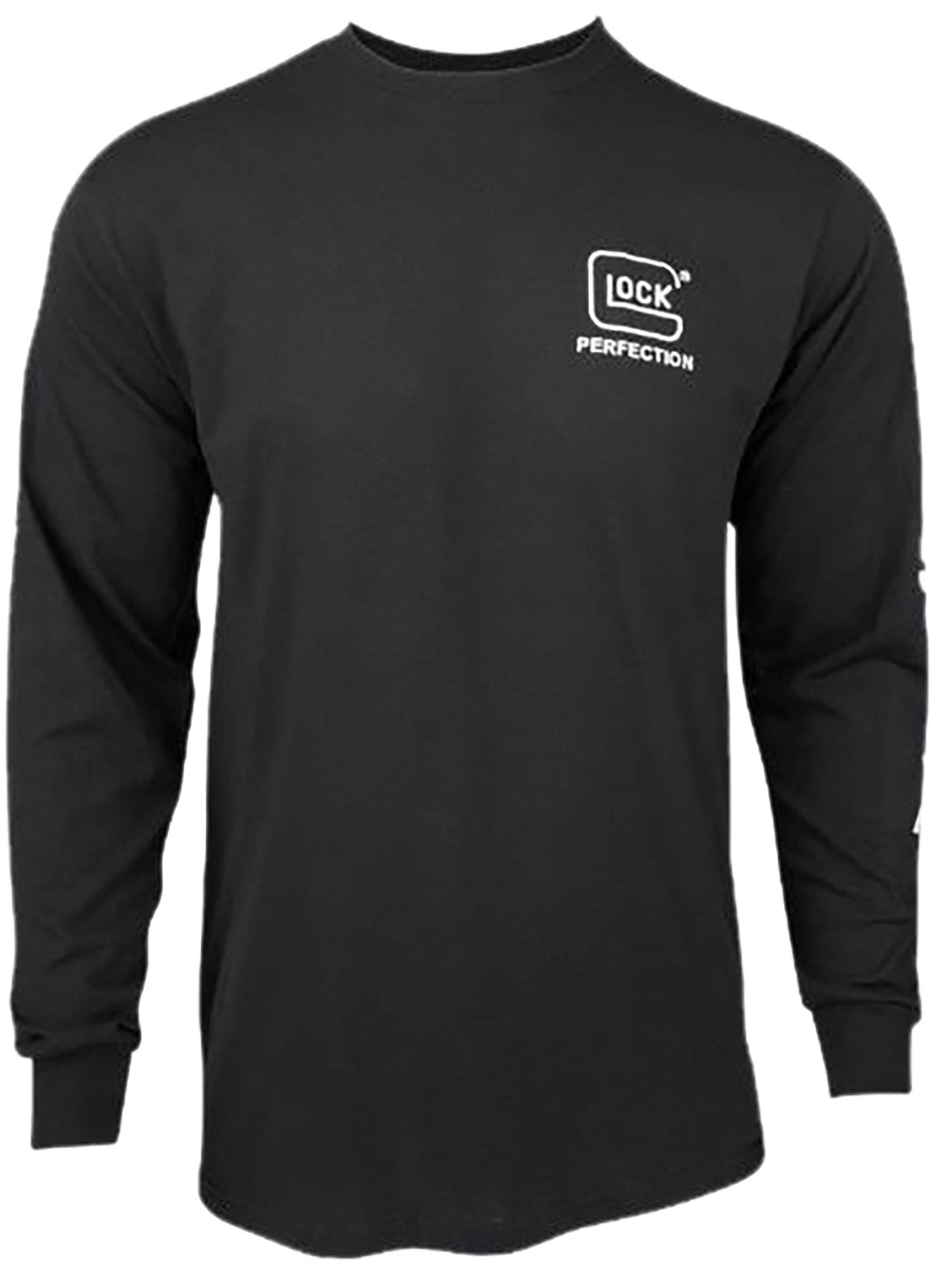 Glock Perfection Long Sleeve Black Pre-Shrunk Cotton Tee Large