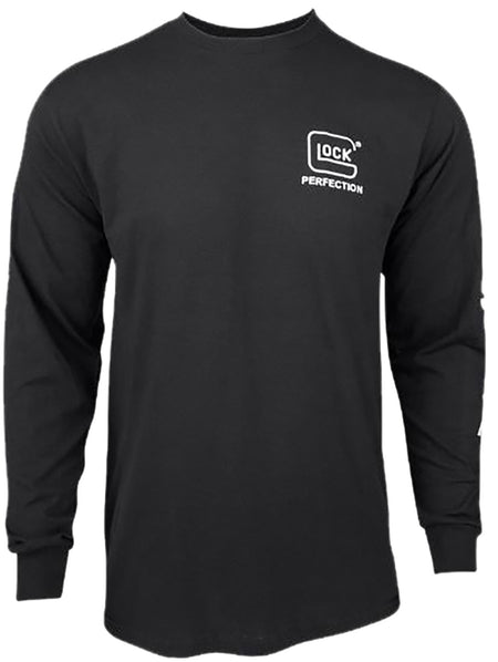 Glock Perfection Long Sleeve Black Pre-Shrunk Cotton Tee Large