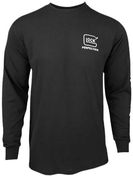 Glock Perfection Long Sleeve Black Pre-Shrunk Cotton Tee 2XL