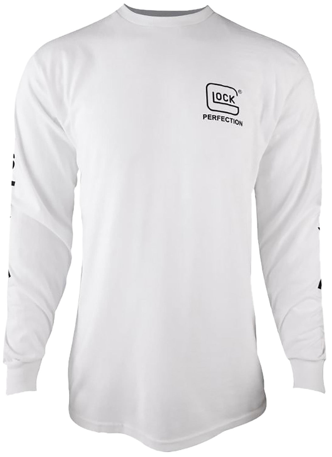 Glock Perfection White Pre-Shrunk Long Sleeve T-Shirt 2XL