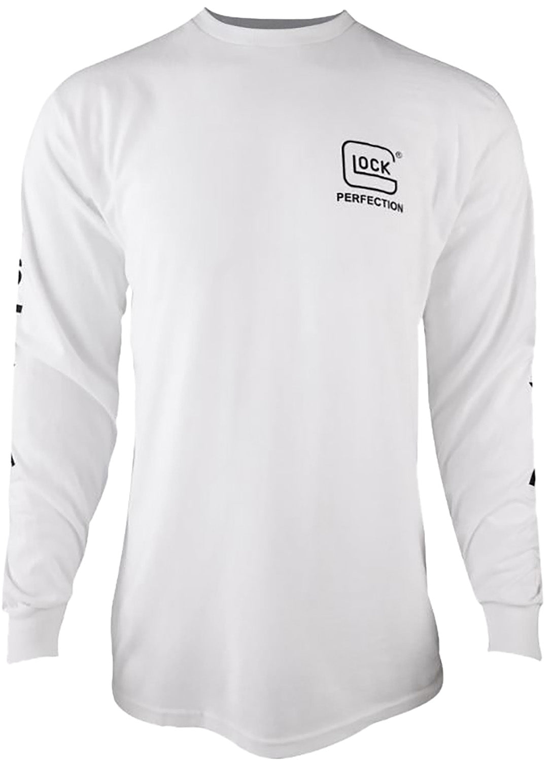 Glock Perfection White Pre-Shrunk Long Sleeve T-Shirt 3XL