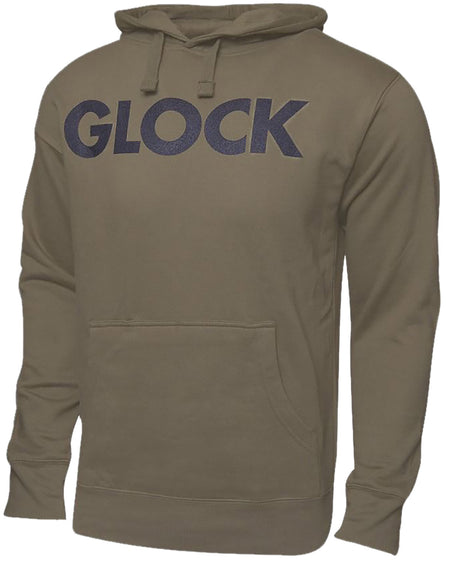 Glock Traditional OD Green Durable Hoodie Sweatshirt Small
