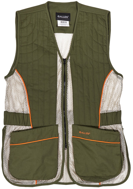 Allen 22611 Shooting Vest Medium/Large Olive and Tan