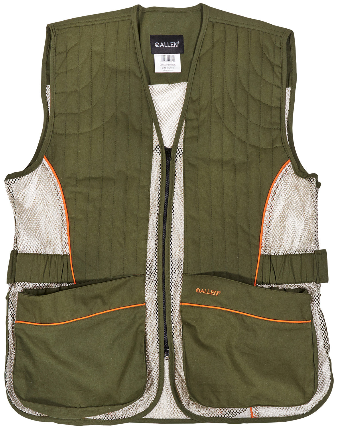 Allen 22612 Shooting Vest XL/XXL Olive and Tan