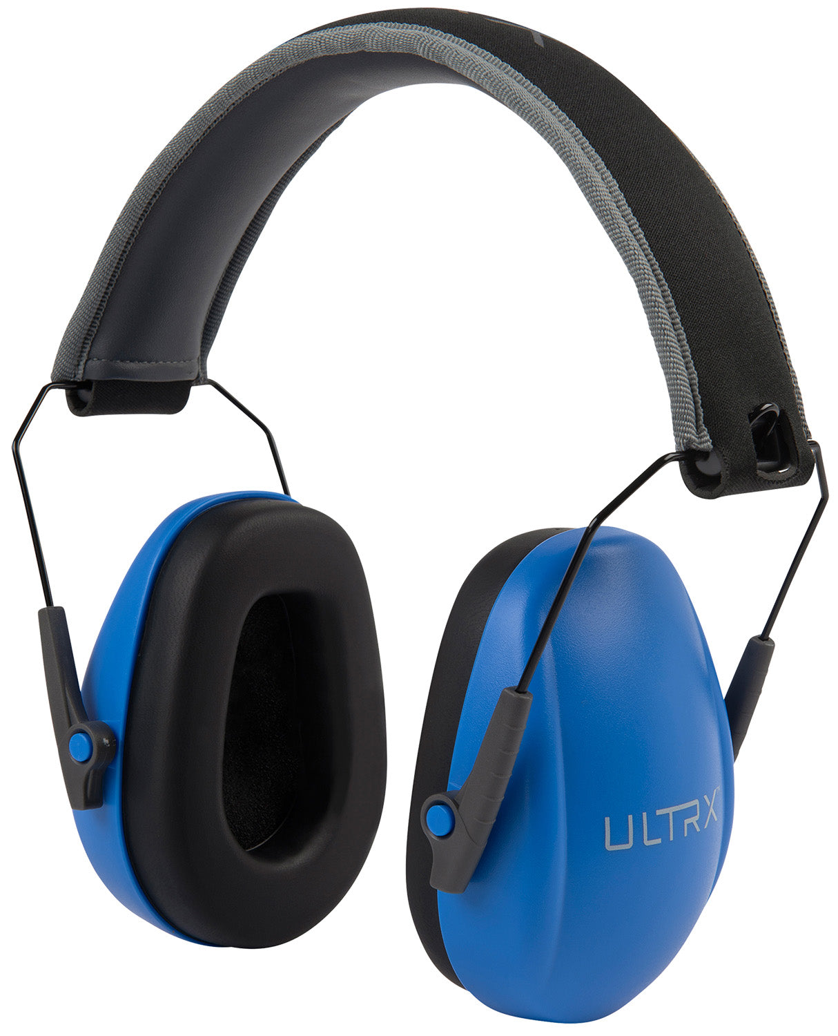 Allen ULTRX Passive Slim Profile Youth Earmuff Over the Head Blue