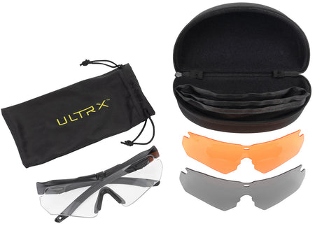 Allen Ultrx Admiral 3-Pack Shooting Safety Glasses Anti-Fog Anti-Scratch