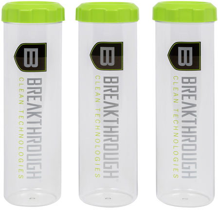Breakthrough Clean BTSCT3PK Suppressor Tubes 3-Pack Clear/Green