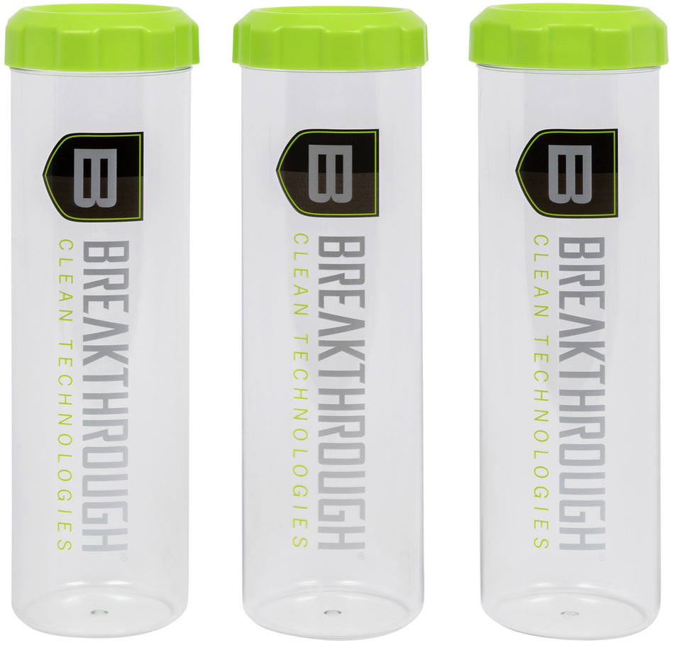 Breakthrough Clean BTSCT3PK Suppressor Tubes 3-Pack Clear/Green