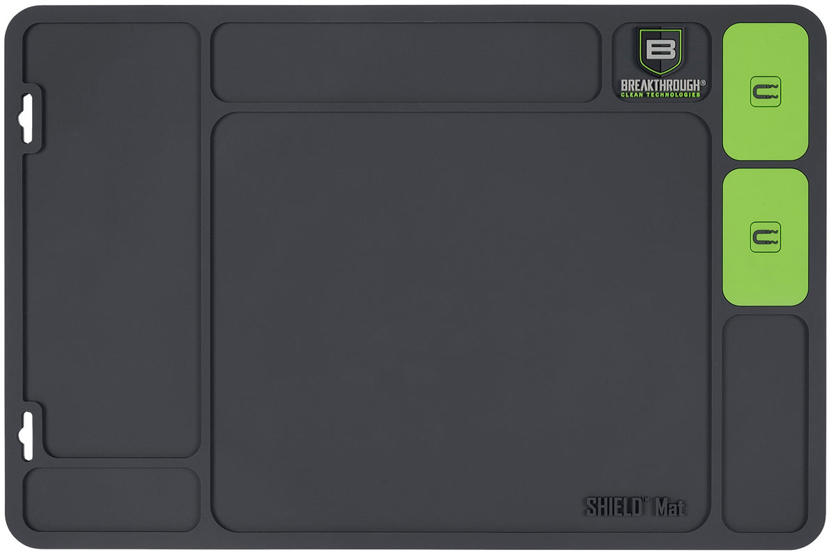 Breakthrough Clean BTSGMH Handgun Shield Mat PVC Gray and Green 17.88x11.88 Inch