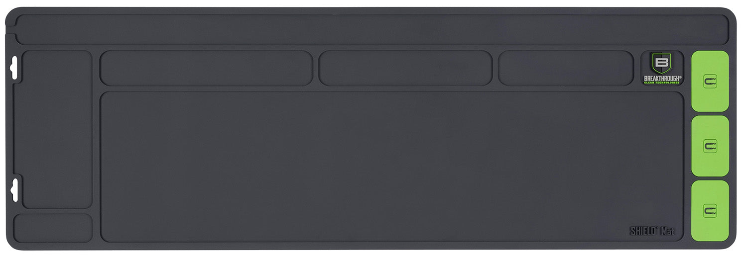 Breakthrough Clean BTSGMR Rifle Shotgun Shield Mat PVC Gray and Green 35.88x11.88 Inch