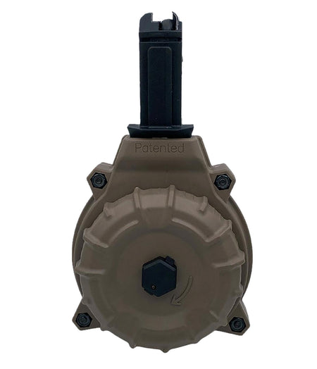 ProMag DRMA22-FDE 9mm 50rd Drum Mag for CZ Scorpion FDE DuPont Zytel Polymer
