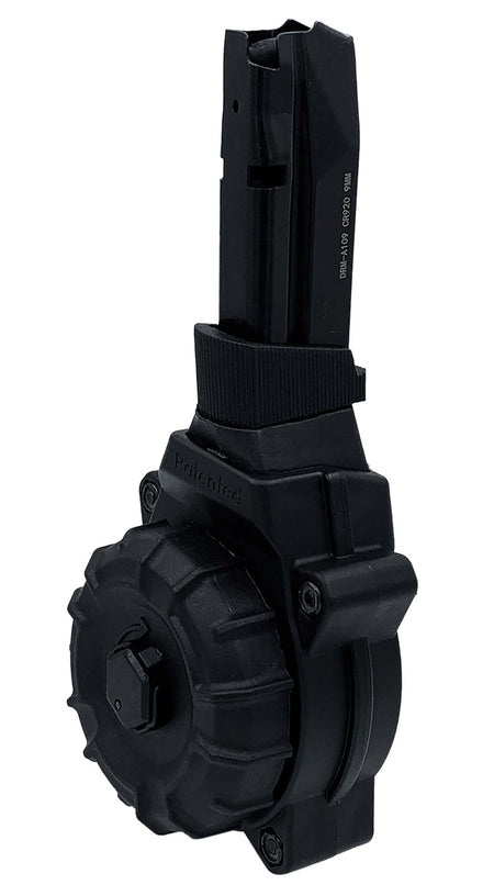 ProMag DRMA109 9mm 30rd Drum Mag for Shadow Systems CP920 Black DuPont Zytel