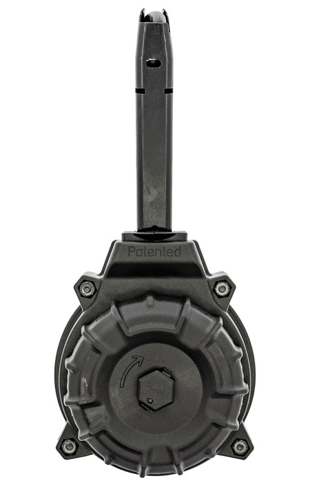 ProMag DRMA94 9mm 50rd Drum Mag for Taurus TH9 Black Zytel Polymer
