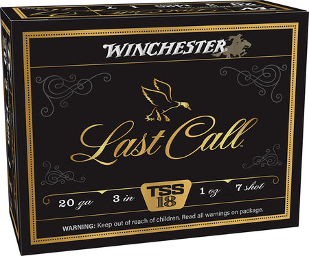 Winchester 20 Gauge Shotgun Ammo LAST CALL 3 in 1 oz #7