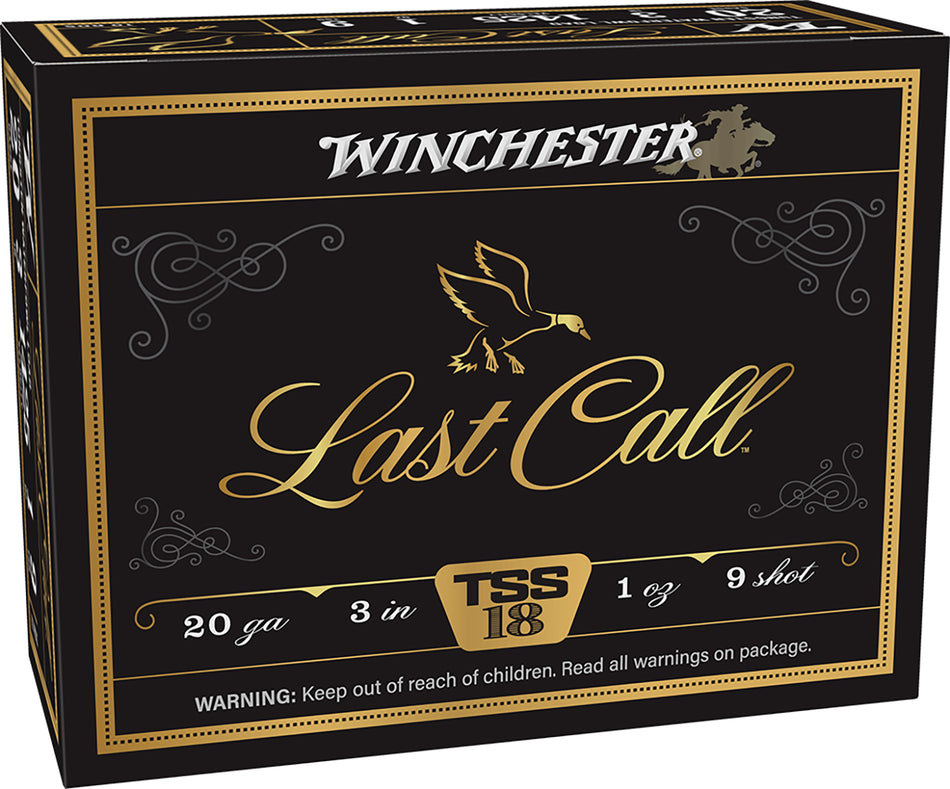 Winchester 20 Gauge Shotgun Ammo LAST CALL 3 in 1 oz #9