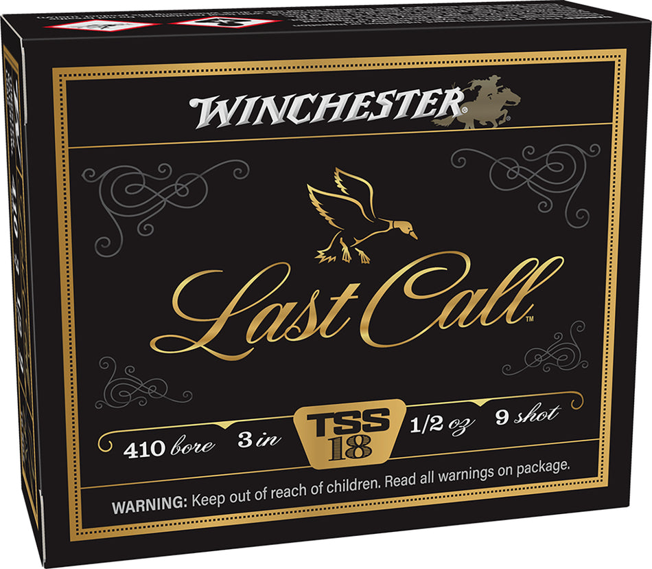 Winchester .410 Bore Shotgun Ammo Last Call TSS 3 in 1/2 oz #9