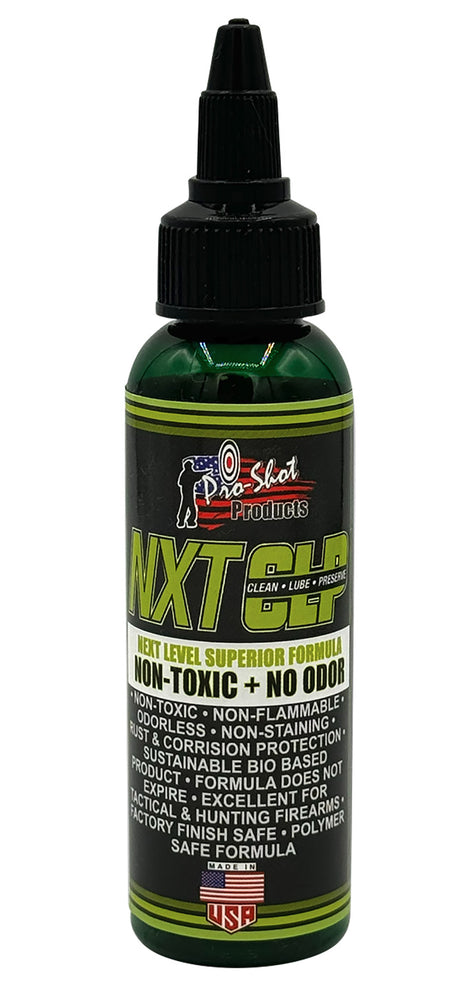 Pro-Shot NXTCLP2 2 oz NXT CLP Firearm Cleaner Lubricant Protectant Bottle