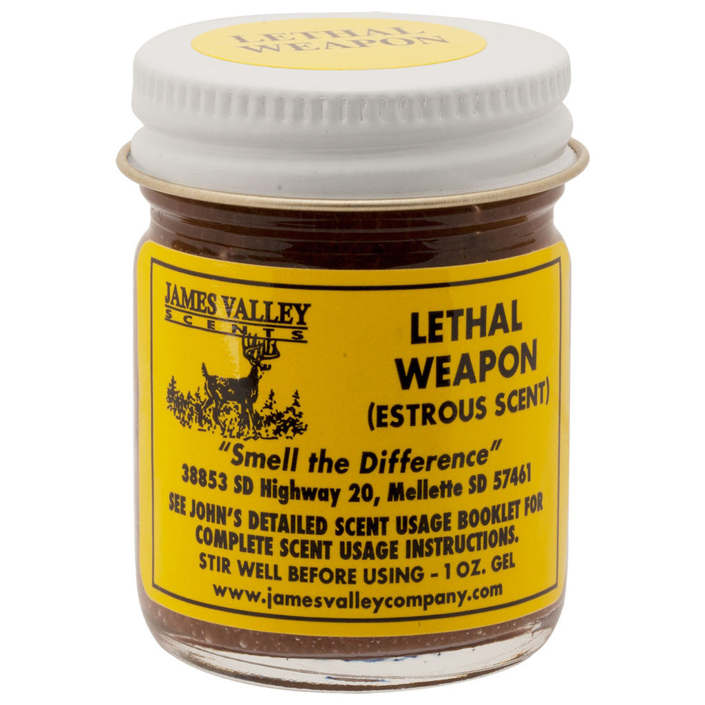 James Valley Gel Scents Lethal Weapon 1 oz. Buck and Doe Attractant