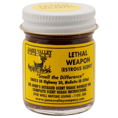 James Valley Gel Scents Lethal Weapon 1 oz. Buck and Doe Attractant
