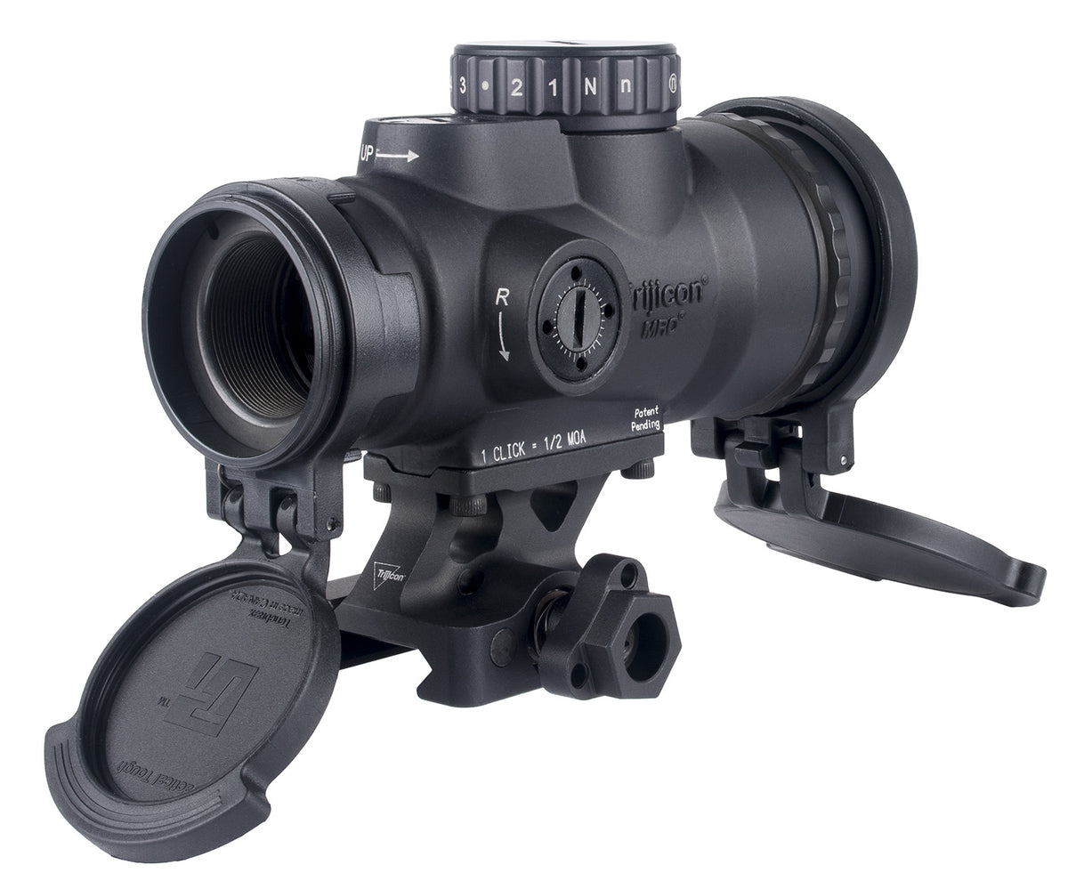 Trijicon 2200109 MRO HD Patrol 1x Matte Black 2 MOA Red Dot/68 MOA Circle Sight with Full Cowitness Mount