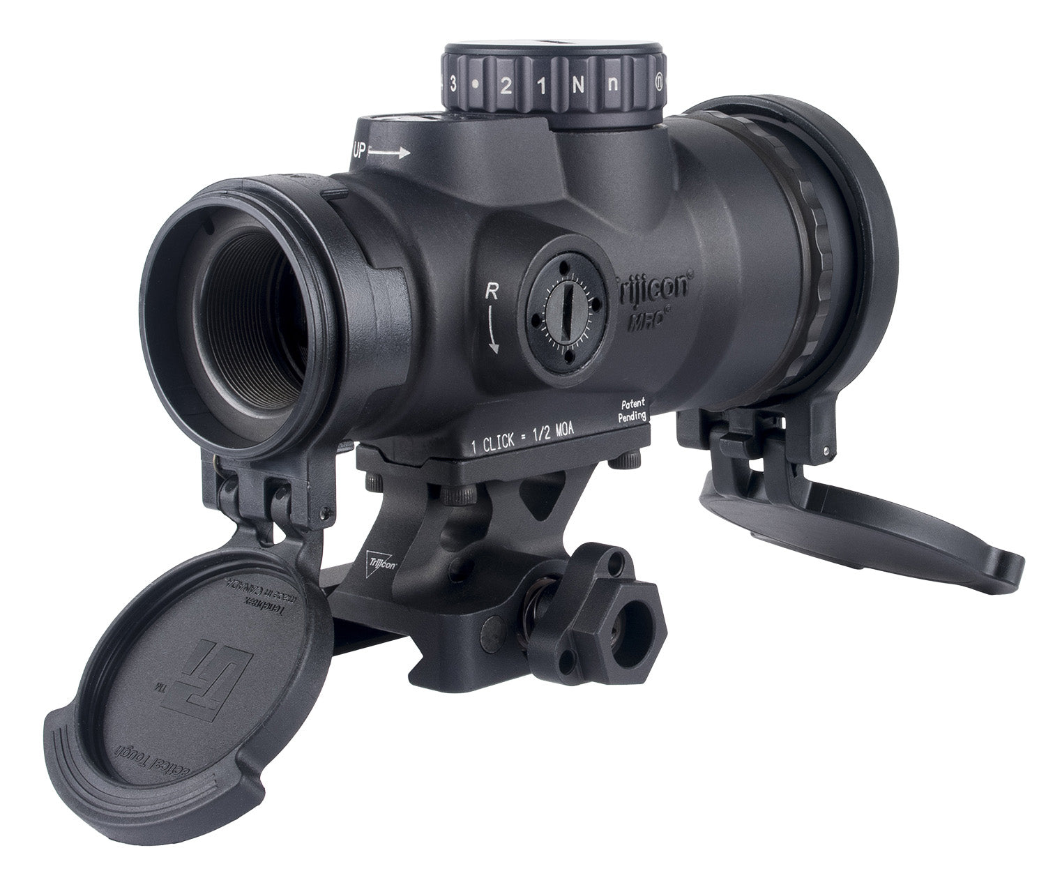 Trijicon 2200109 MRO HD Patrol 1x Matte Black 2 MOA Red Dot/68 MOA Circle Sight with Full Cowitness Mount