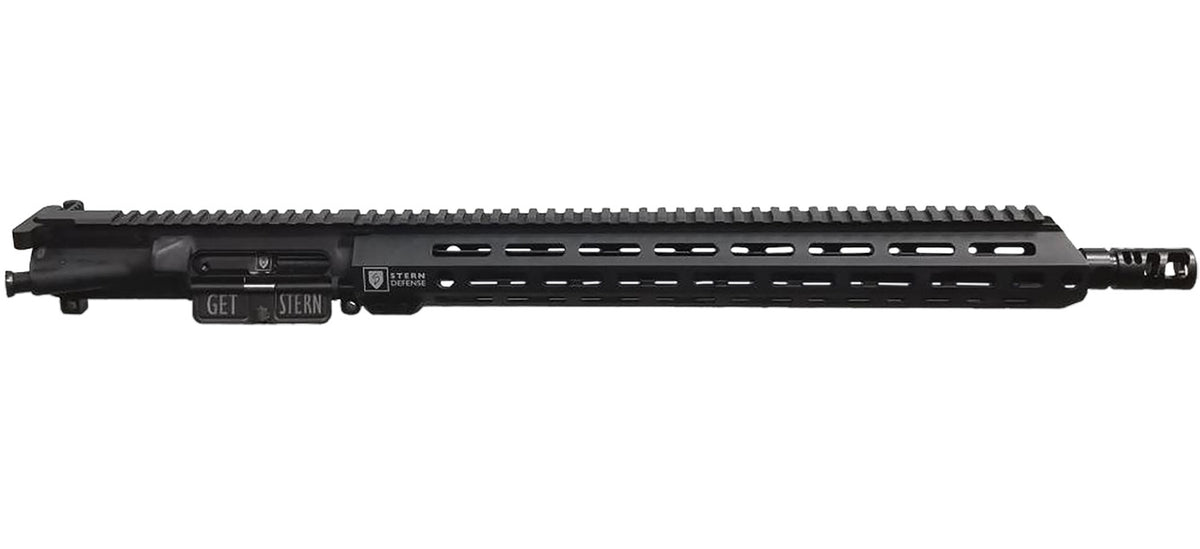 Stern Defense 9mm Luger 16.1" Upper Assembly M-LOK 15" Rail Black Melonite 7075-T6 Aluminum