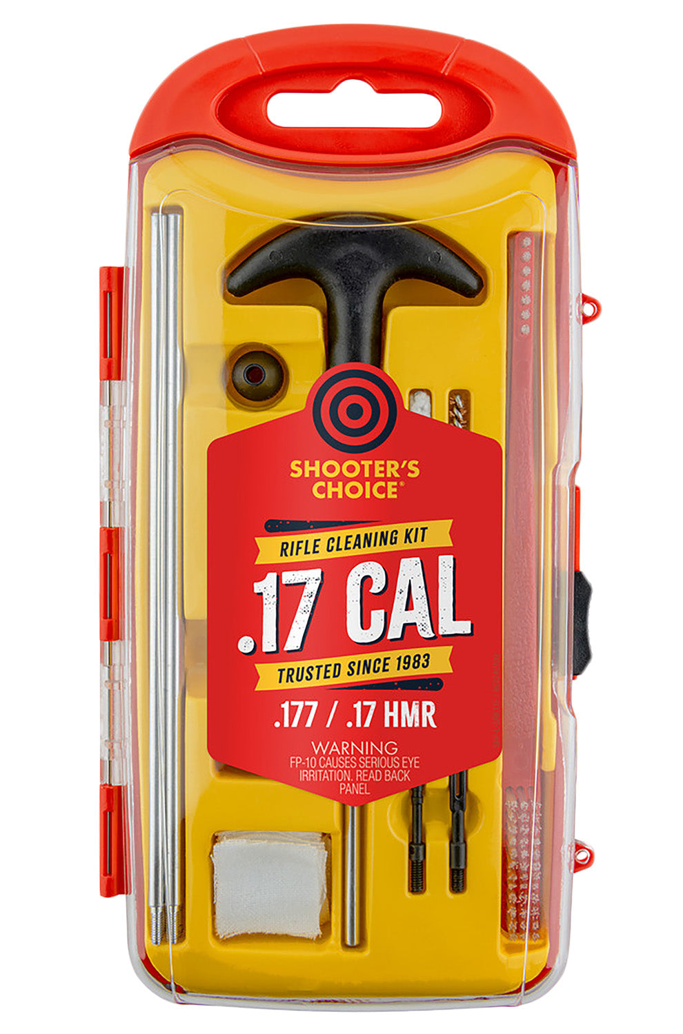 Shooters Choice 17 Caliber Rifle Bore Cleaning Kit with Rod and Brush