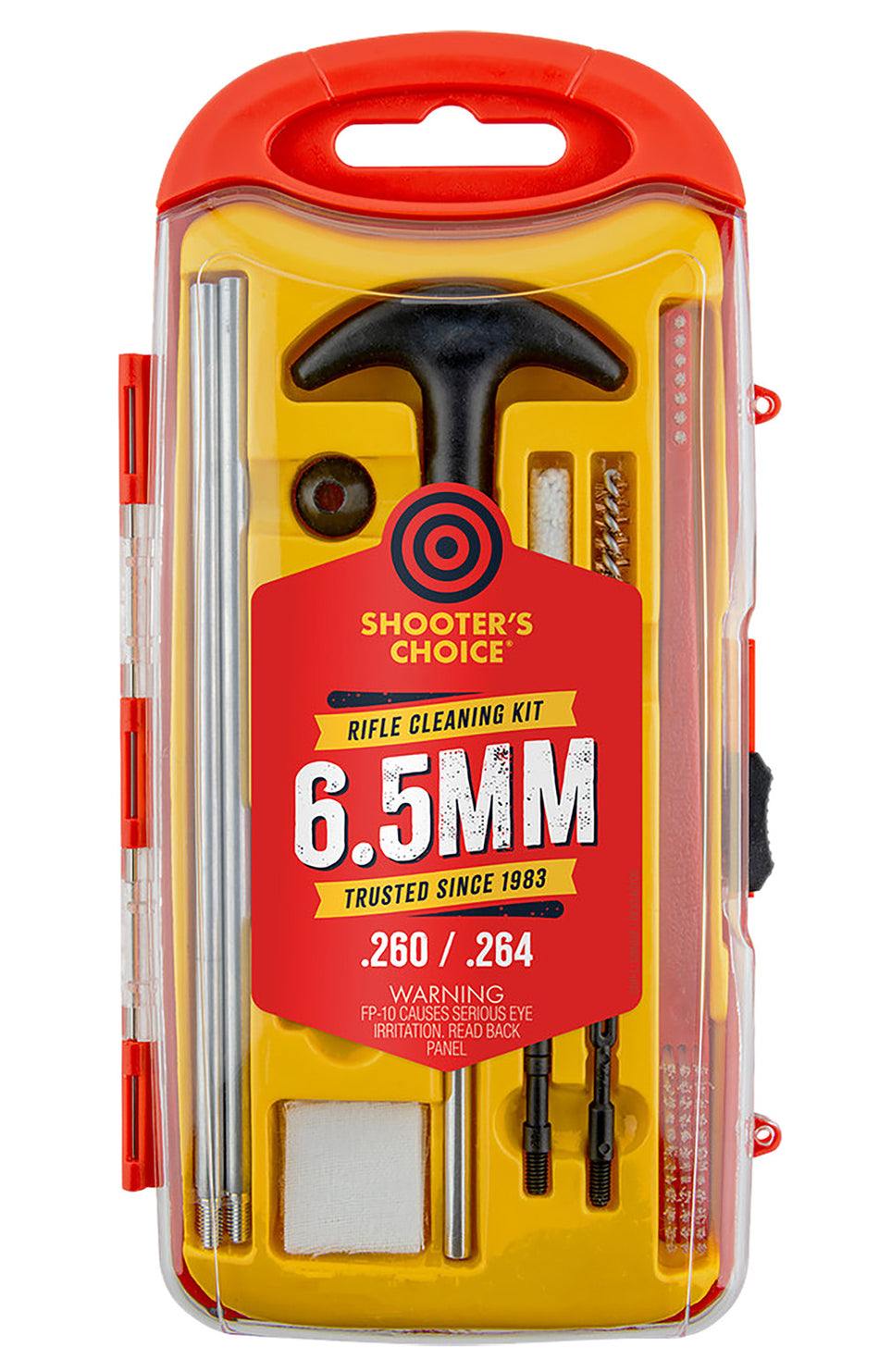 Shooters Choice 6.5mm Rifle Cleaning Kit with Rod Brush and Patches