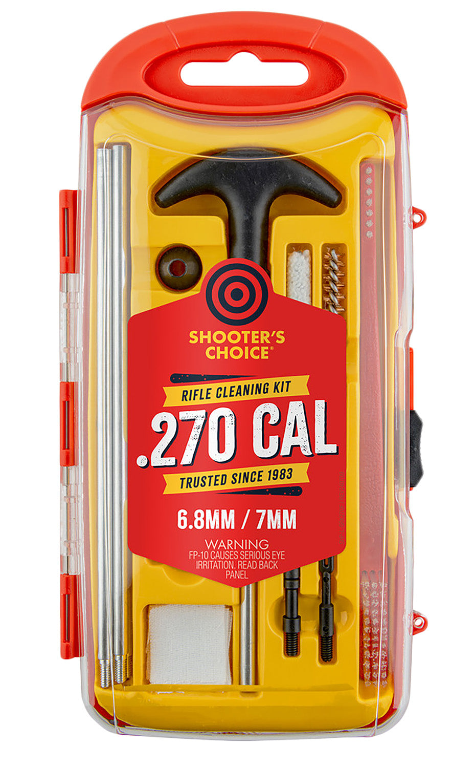 Shooters Choice 270 Cal Rifle Cleaning Kit with Rod Brush and Patches