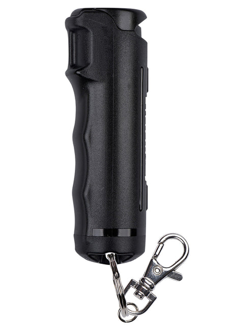 Sabre F15BUSG02 Pepper Spray Flip Top Black Snap Clip Included