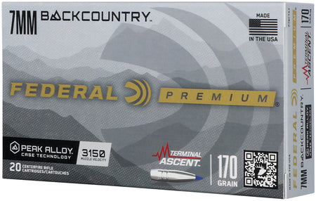 Federal 7mm Backcountry Backcountry 170 grain Polymer Tip ammunition
