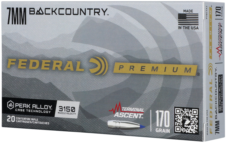 Federal 7mm Backcountry Backcountry 170 grain Polymer Tip ammunition