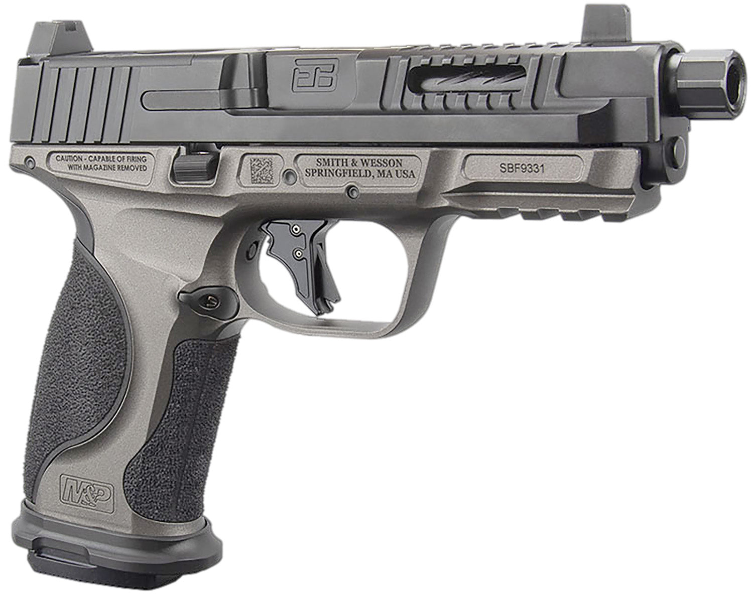 Ed Brown MPMETALF1 9mm 17+1/19+1 4.65" Black Nitride Slide/Barrel Tungsten Gray Cerakote Frame