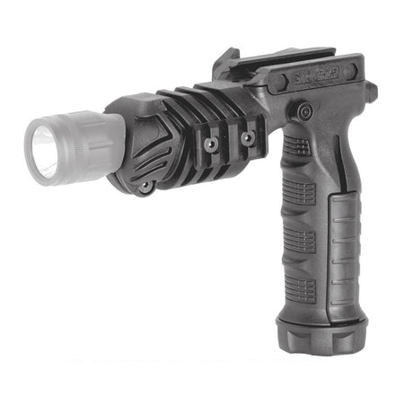 Command Arms Vertical Grip with Light Adapter Matte Black Polymer