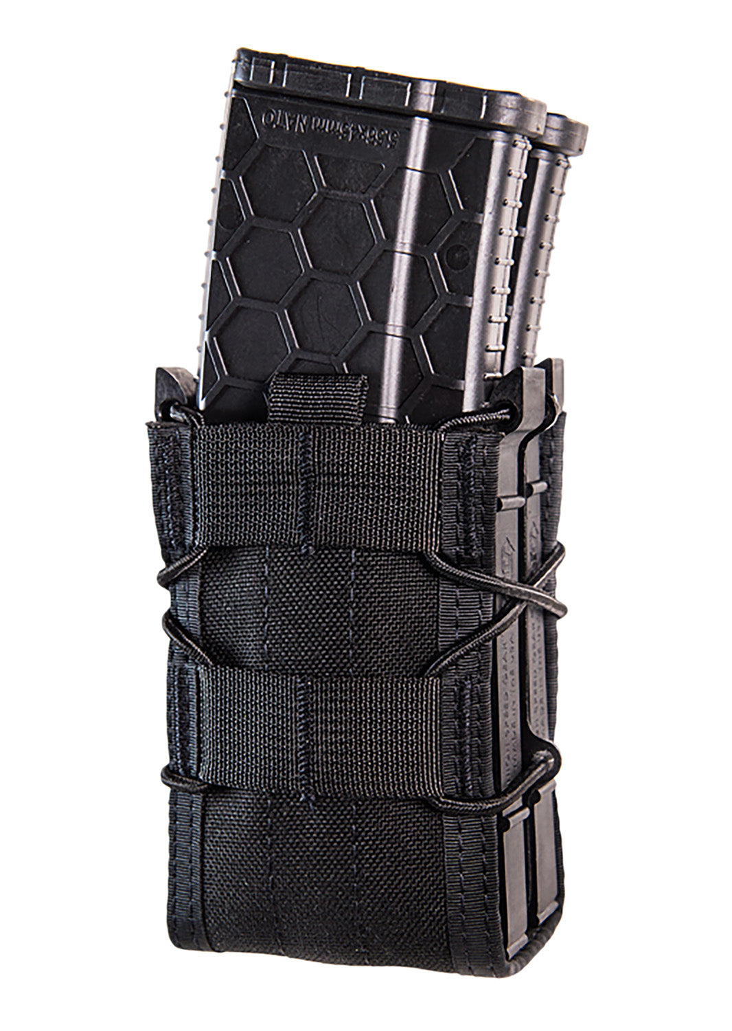 High Speed Gear TACO X2R Black Nylon MOLLE Compatible Double Rifle Mag Carrier