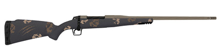 Fierce Firearms TWROG300PRC22BRS Twisted Rogue Mini 300 PRC Smoked Bronze Cerakote Steel Threaded Barrel, Drilled & Tapped Steel Receiver, LR Negative Comb Sonora Ambush Camo Carbon Fiber Stock