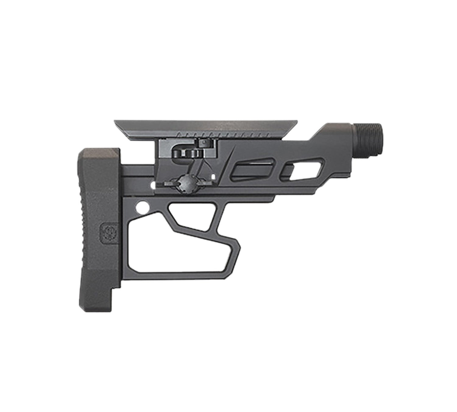 Ruger Precision Rifle Adjustable Buttstock Assembly Black Steel and Aluminum