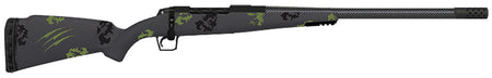Fierce Firearms TWTROG65PRC24BF Twisted TI Rogue 6.5 PRC 24" Black Cerakote Steel Threaded Barrel, Black Cerakote Drilled & Tapped Titanium Receiver, LR Negative Comb Forest Camo Carbon Fiber Stock