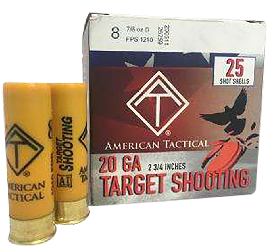 ATI 20 Gauge Shotgun Ammo Target 2.75 in 7/8 oz #8