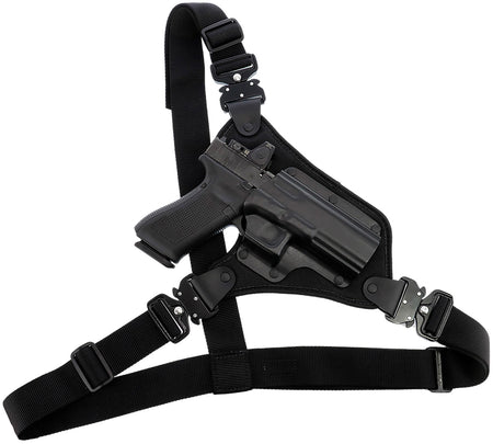 Galco High Ready Black Kydex Chest Holster for Ruger .357 Blackhawk 5.50" RH Up To 58" Chest