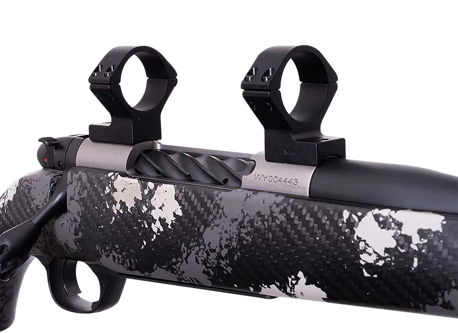 Weatherby TRBVLAS1 Medium Scope Ring/Mount Combo Matte Black 1" Alloy Tube Fits Mark V Standard 6-Lug Action