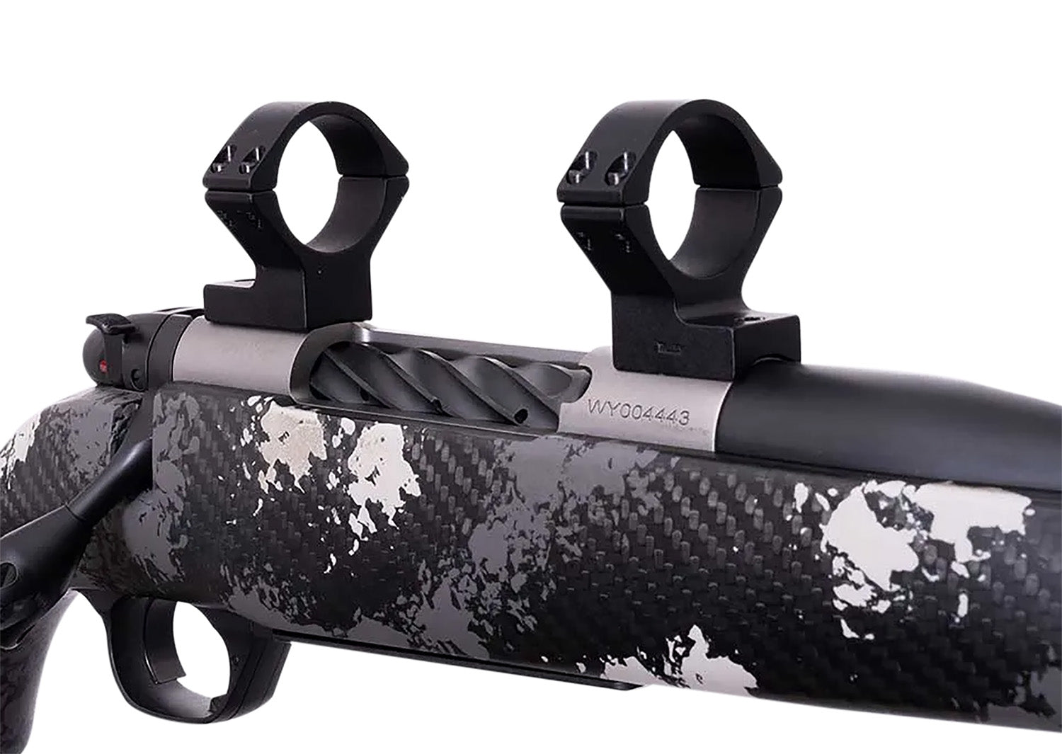 Weatherby W940705 Medium Scope Ring/Mount Combo Matte Black 1" Alloy Tube Fits Mark V Magnum 9-Lug Action