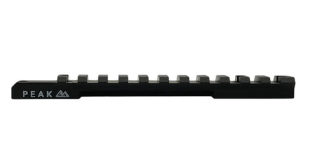 Weatherby J010002 PEAK 44 JRail Picatinny Weaver Mount for Mark V 6-Lug Standard Action Black